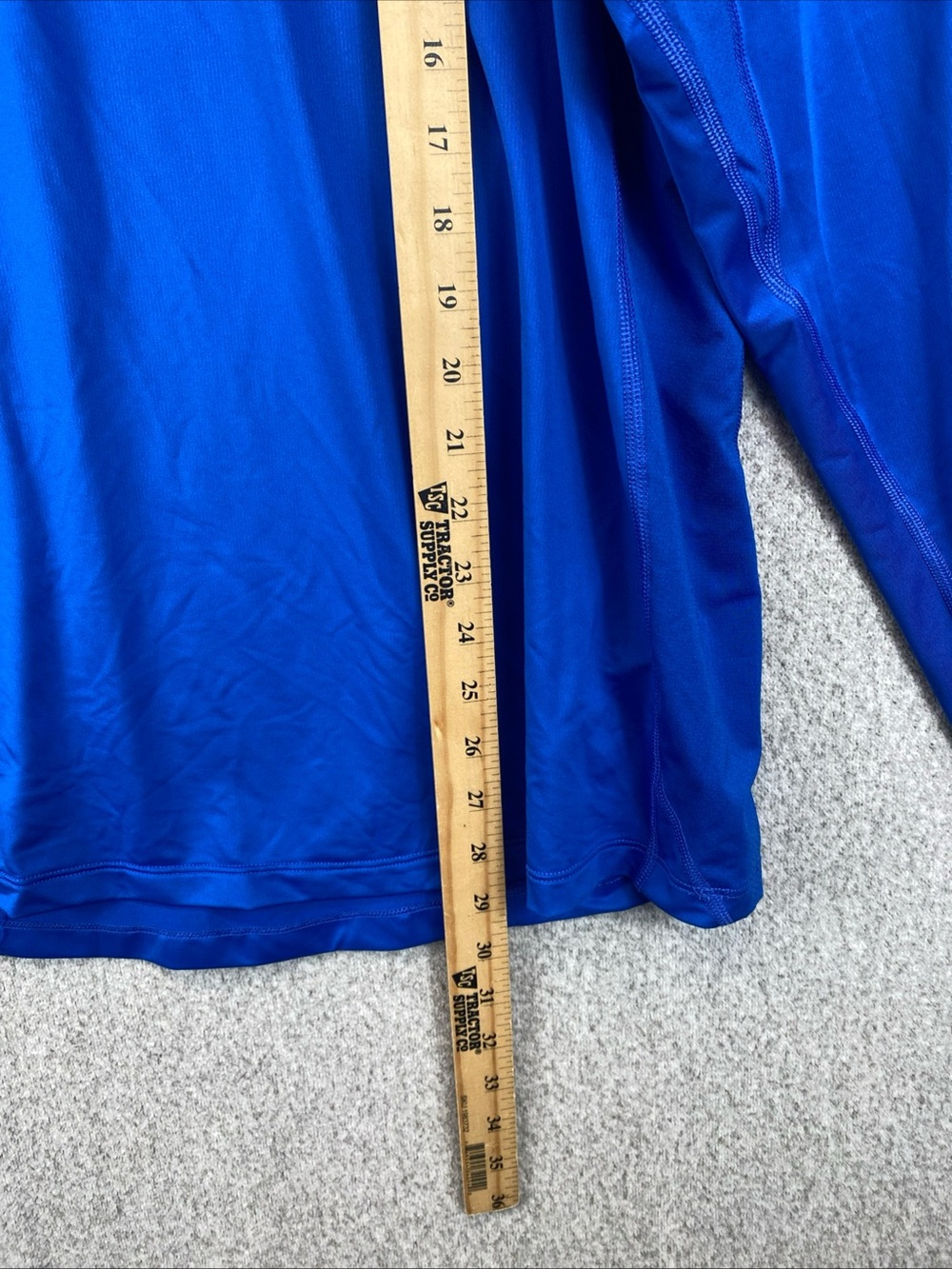 Nike Pro Dri-FIT Men’s XXL Blue Slim Fit Long Sleeve Crew Neck Shirt Athletic - Picture 4 of 8